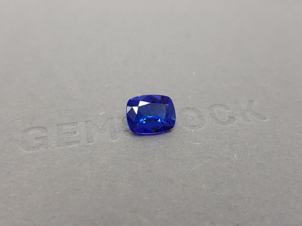 Cushion cut blue tanzanite 2.76 ct Image №2