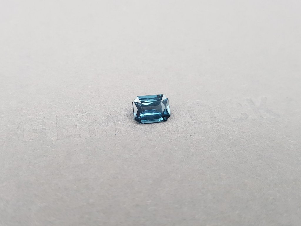 Intense cobalt spinel in radiant cut  1.12 ct, Tanzania Image №2