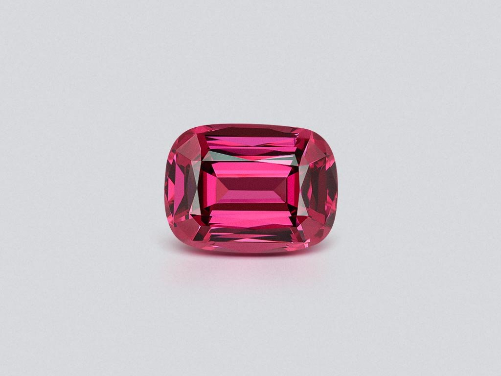 Garnet rhodolite cushion cut 8.54 carats, Tanzania Image №1