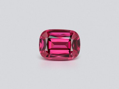 Garnet rhodolite cushion cut 8.54 carats, Tanzania photo