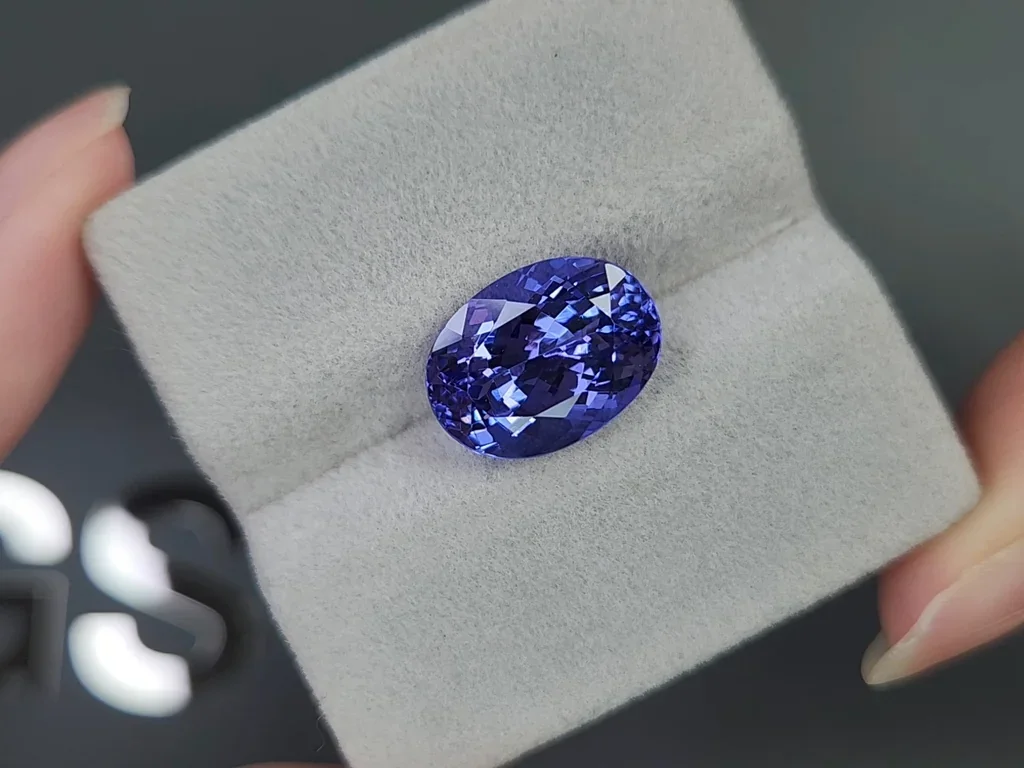 Tanzanite in oval cut 8.23 carats, Tanzania Image №4