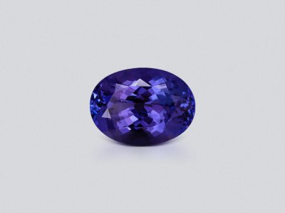 Tanzanite in oval cut 8.23 carats, Tanzania photo
