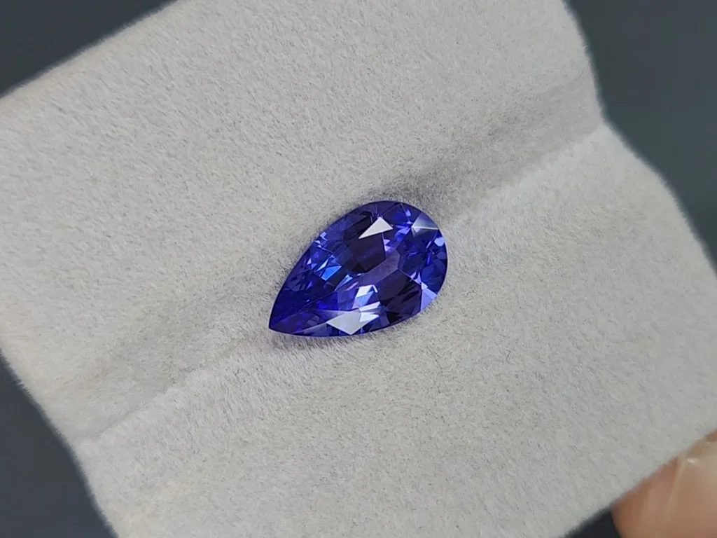 Tanzanite pear cut 2.80 carats, Tanzania Image №4