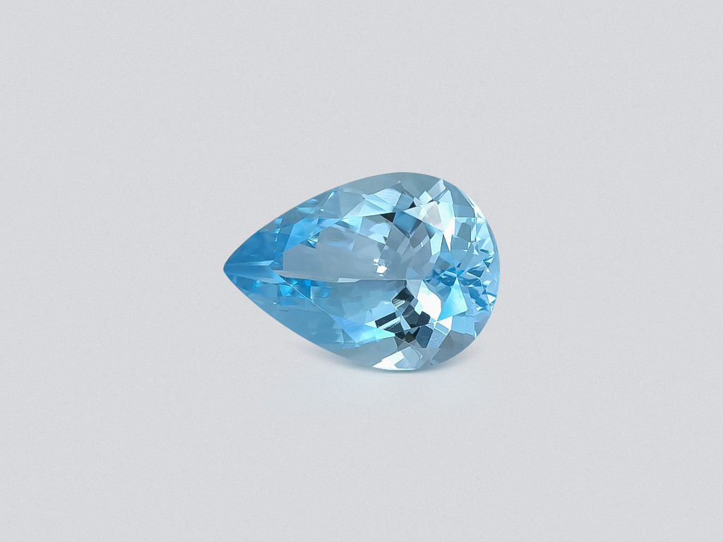 Aquamarine pear cut 4.08 carats, Madagascar Image №1