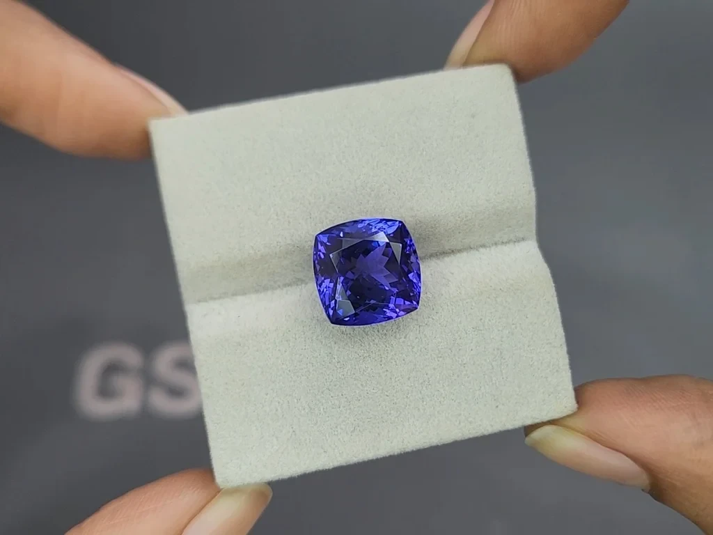 Tanzanite cushion cut 9.00 carats, Tanzania Image №4