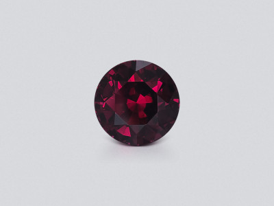 Large rhodolite garnet round cut 23.90 carats, Africa photo
