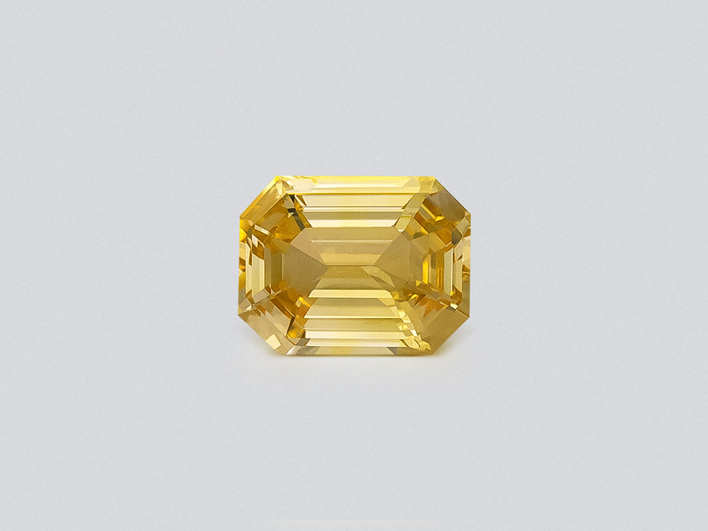 Sapphire Vivid Yellow octagon cut 1.55 carats, Sri Lanka Image №1