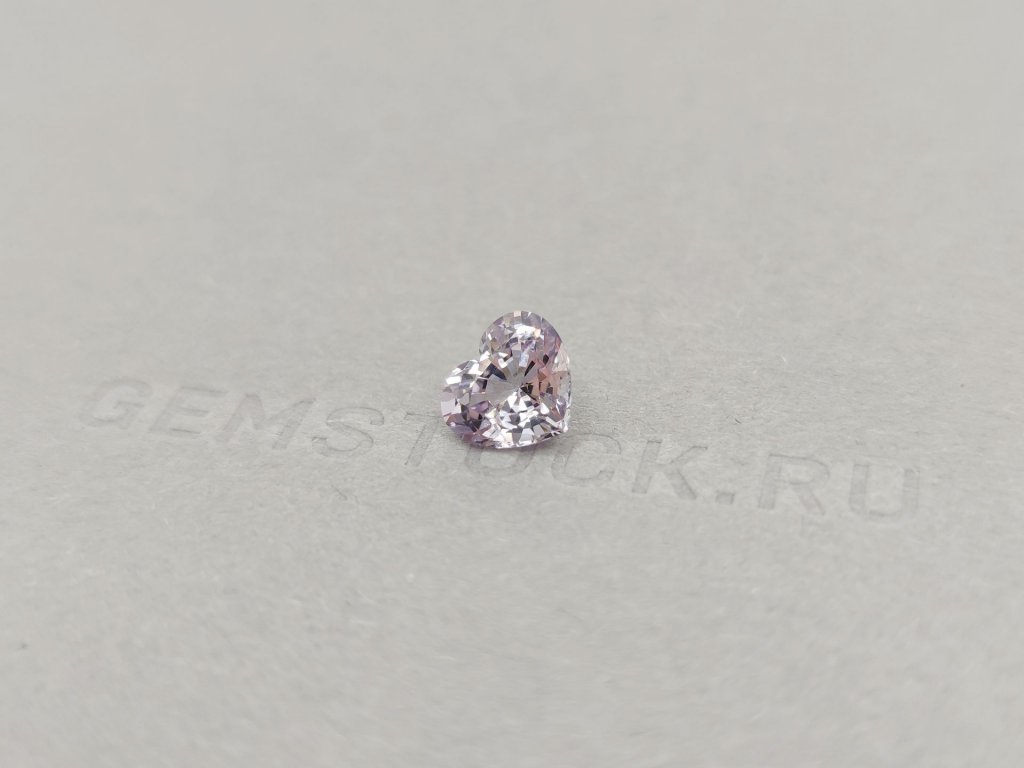 Heart cut lilac-steel spinel 2.09 ct, Burma Image №3