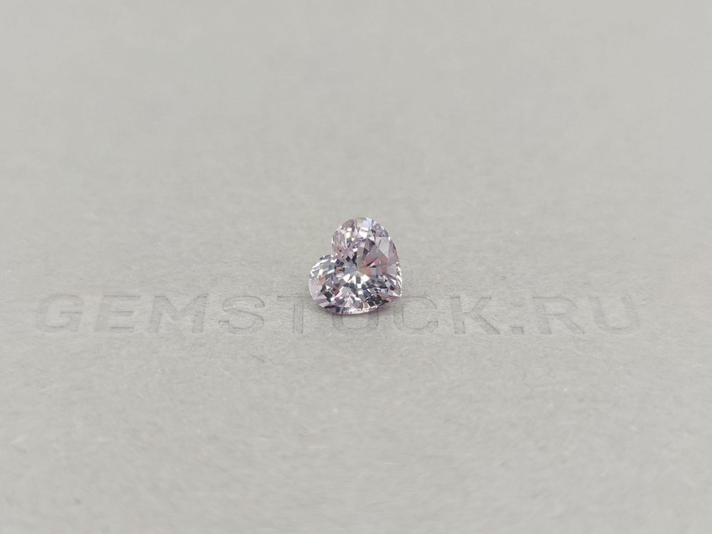 Heart cut lilac-steel spinel 2.09 ct, Burma Image №1