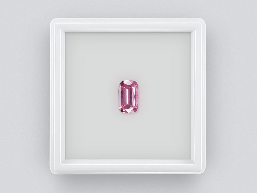 Cushion cut vivid pink spinel from Burma 1.56 ct Image №1