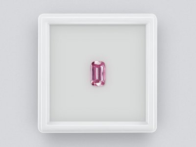 Cushion cut vivid pink spinel from Burma 1.56 ct photo