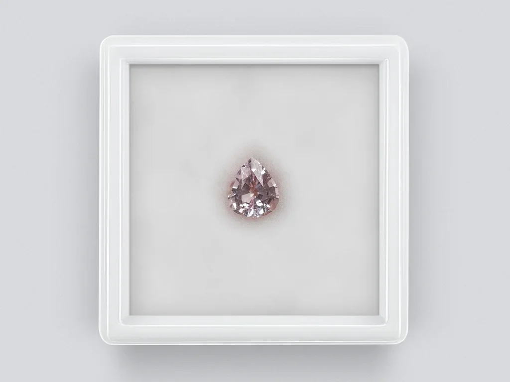 Pear cut morganite 1.82 carats Image №1