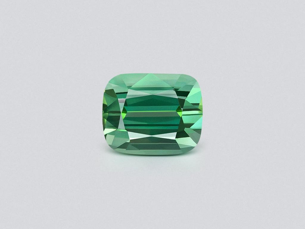 Lagoon blue-green tourmaline in cushion cut 8.88 carats  Image №1