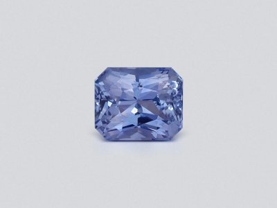 Unheated Pastel Blue sapphire in radiant cut 3,54 carats, Sri Lanka  photo