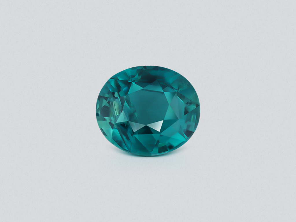Grandidierite oval cut 1.62 carats, Madagascar Image №1