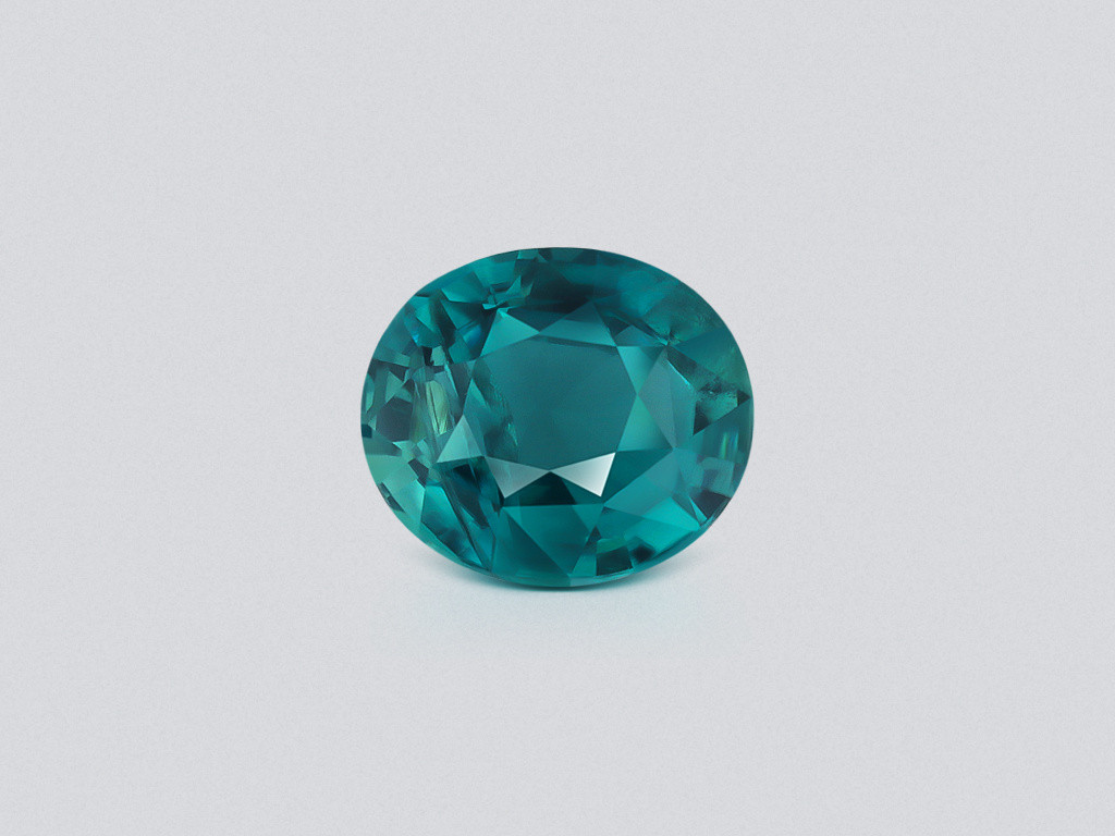 Grandidierite oval cut 1.62 carats, Madagascar Image №1