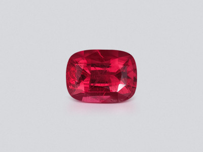 Spinel orange red cushion cut 2.00 carats, Tanzania photo