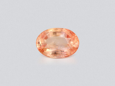 Unheated sapphire Padparadscha oval cut 4.56 carats, Sri Lanka  photo