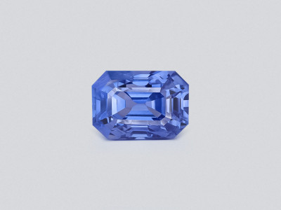Blue sapphire octagon cut 3.11 carats, Sri Lanka photo