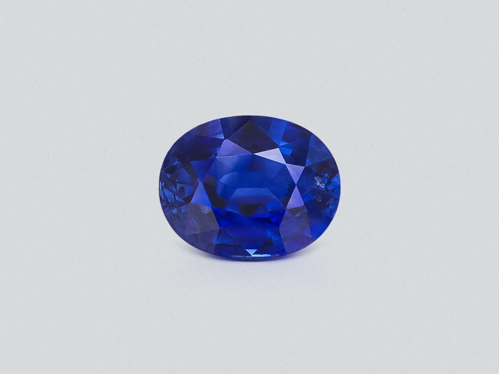 Sapphire Royal Blue oval cut 1.70 carats, Madagascar Image №1