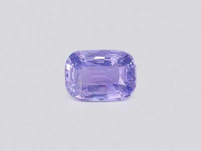 Unheated violet sapphire cushion cut 2.06 carats, Sri Lanka photo