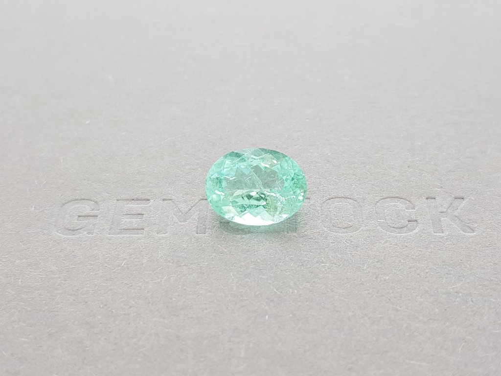 Blue-green Paraiba tourmaline, 4.52 ct oval cut, Mozambique Image №1