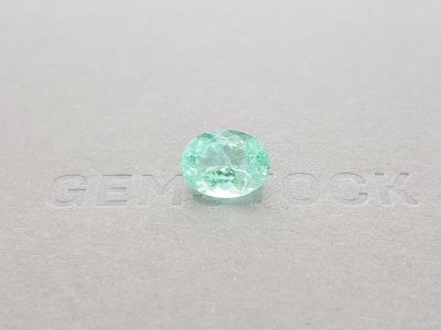 Blue-green Paraiba tourmaline, 4.52 ct oval cut, Mozambique photo