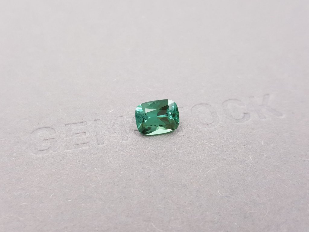 Cushion cut mint tourmaline 1.82 ct Image №2