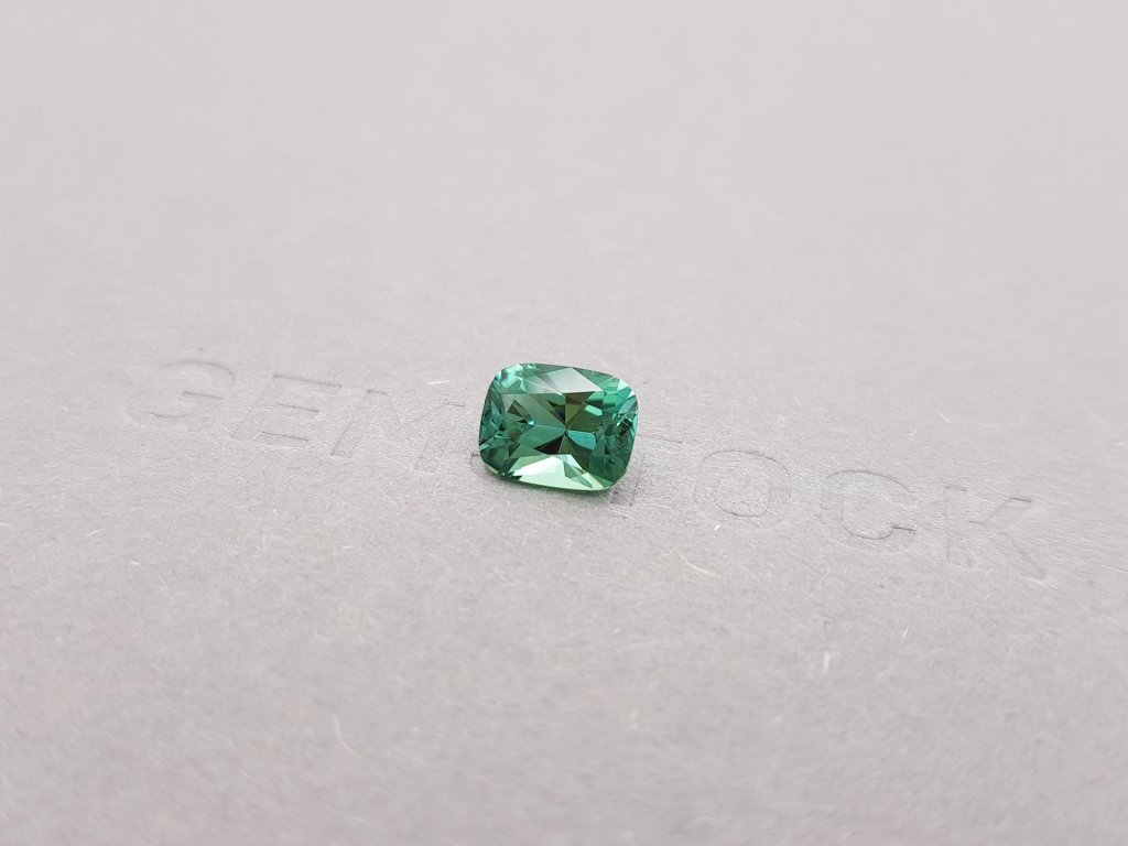 Cushion cut mint tourmaline 1.82 ct Image №3