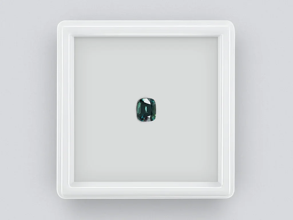 Teal Madagascar sapphire 1.23 ct, unheated Image №1