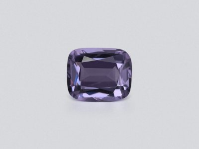 Violet-gray cushion-cut spinel 5.55 carats, Tanzania photo