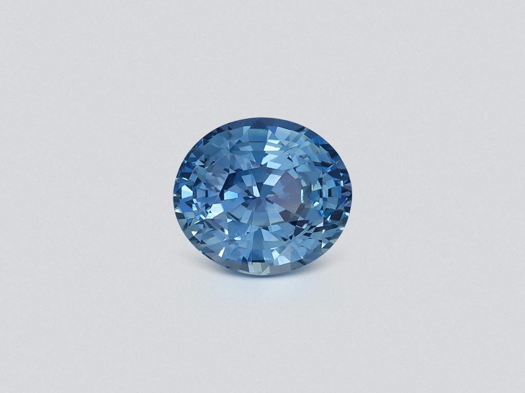Unheated blue sapphire in oval cut 3.08 carats, Sri Lanka Image №1