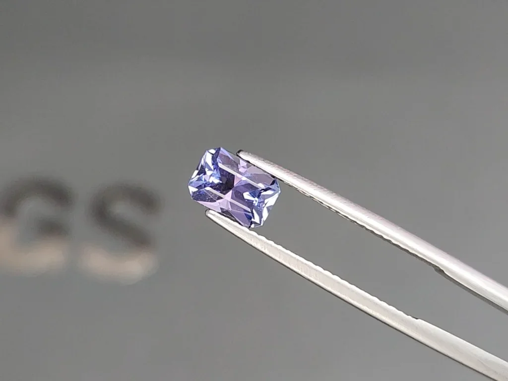 Tanzanite radiant cut 1.36 carats, Tanzania Image №3