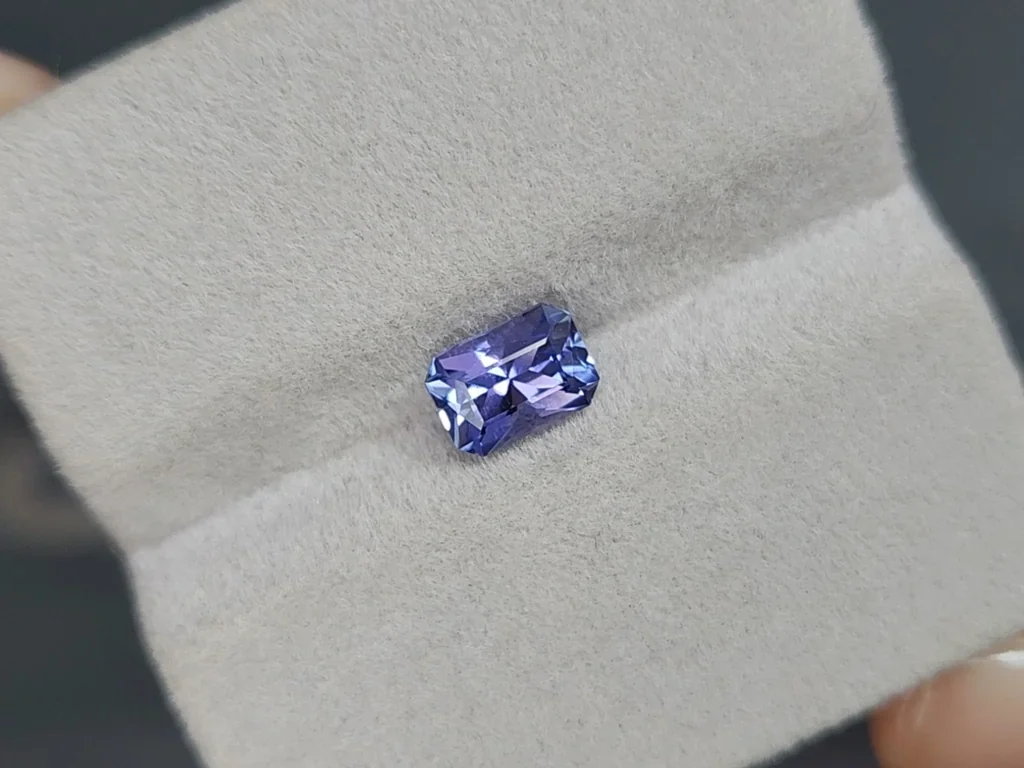 Tanzanite radiant cut 1.36 carats, Tanzania Image №4