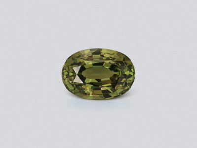 Green sapphire oval cut 1,55 carats, Sri Lanka photo