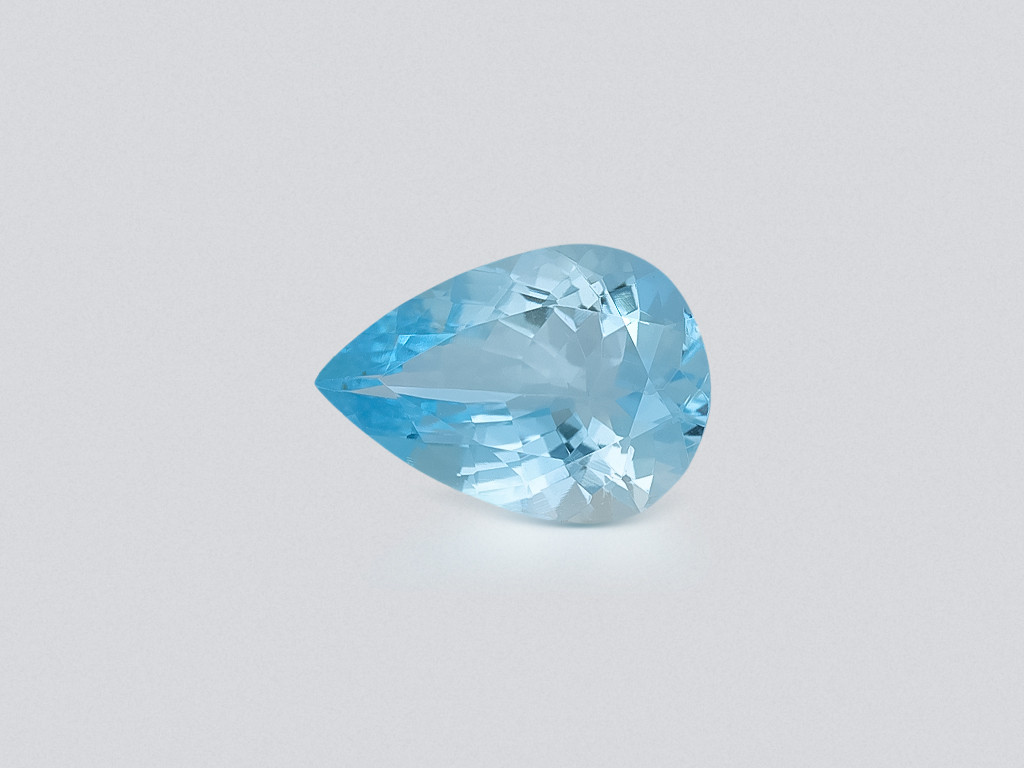 Aquamarine pear cut 3.54 carats, Madagascar Image №1