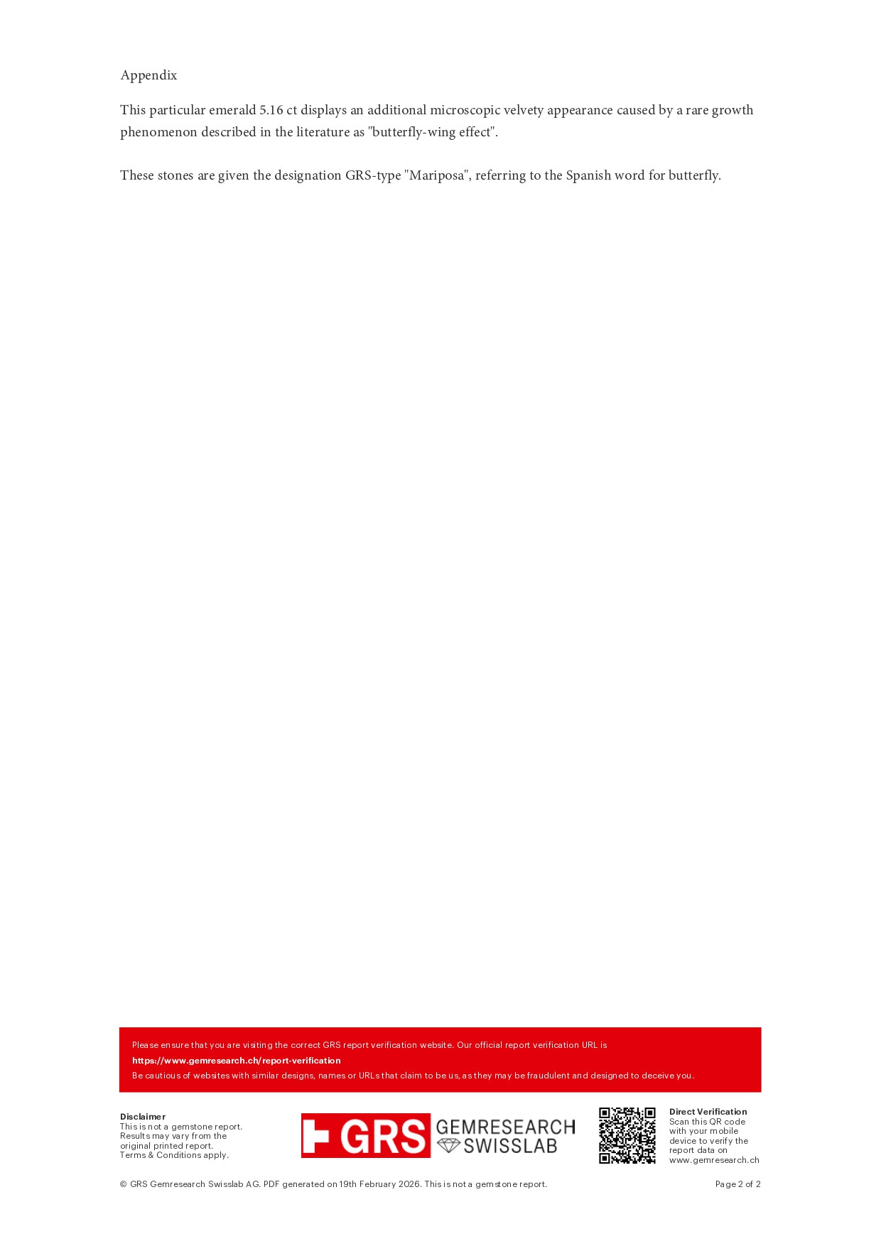 Vivid Green Emerald with rare Mariposa effect in octagon cut 5.16 Carats, Colombia Image №7