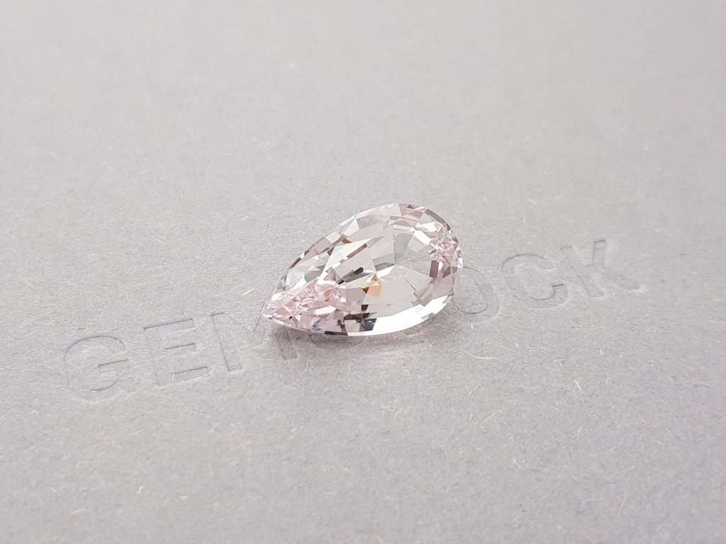 Pear cut morganite 7.44 ct, Africa Image №2