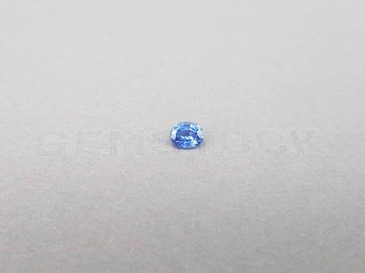 Cornflower blue unheated sapphire 0.75 ct, Sri Lanka photo