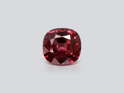 Intense red cushion-cut spinel 2.34 carats, Burma  photo