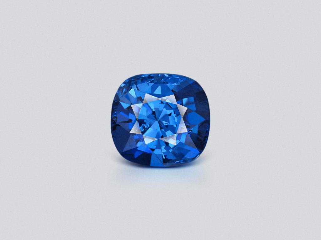 Beyond rare vietnamese cobalt blue spinel in cushion cut 1.58 carats, Luc Yen  Image №1