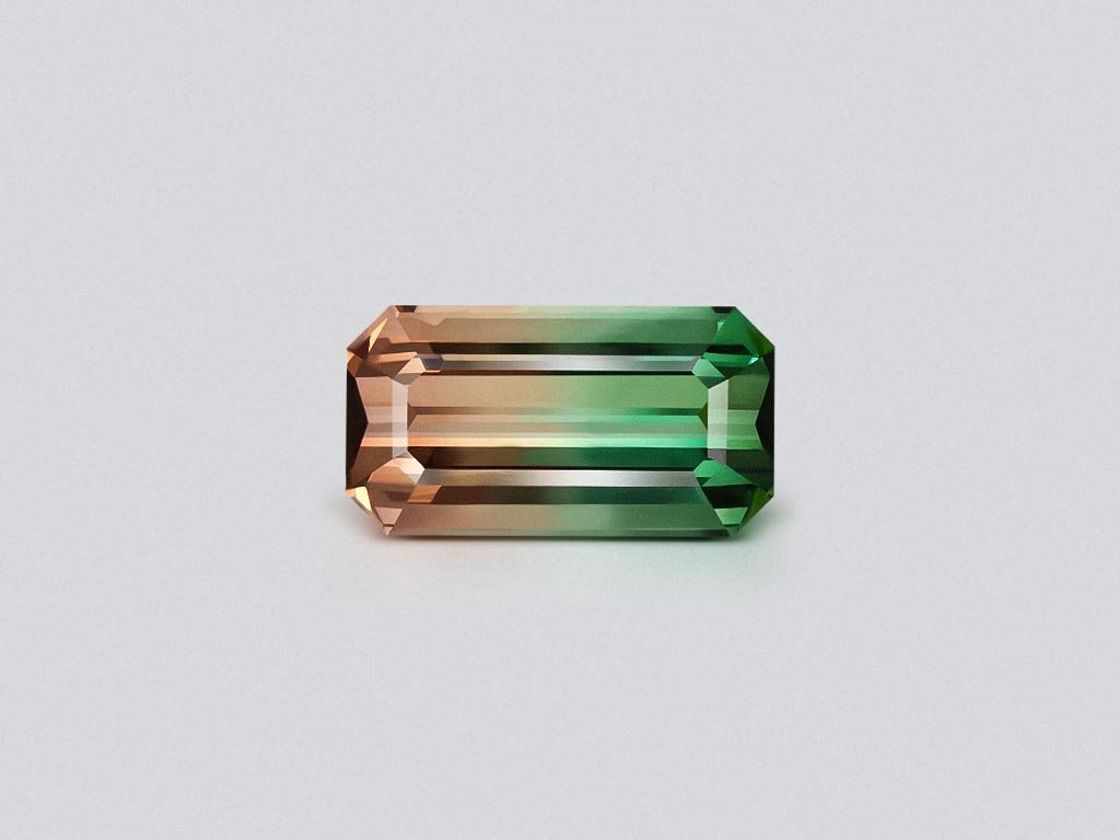 Watermelon (bi-color) octagon cut tourmaline 40.58 carats Image №1