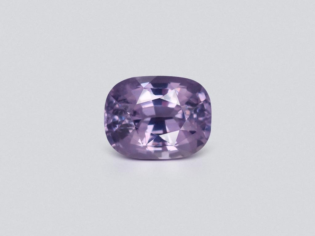 Lavender spinel in cushion cut 6.17 carats, Tanzania Image №1