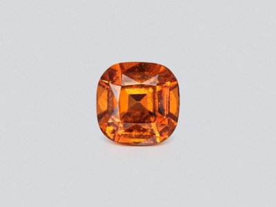 Cushion cut hessonite garnet 2.97 carats, Tanzania photo