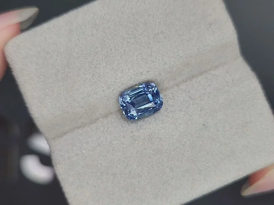 Unheated blue sapphire in cushion cut 2.08 carats, Sri Lanka Image №4