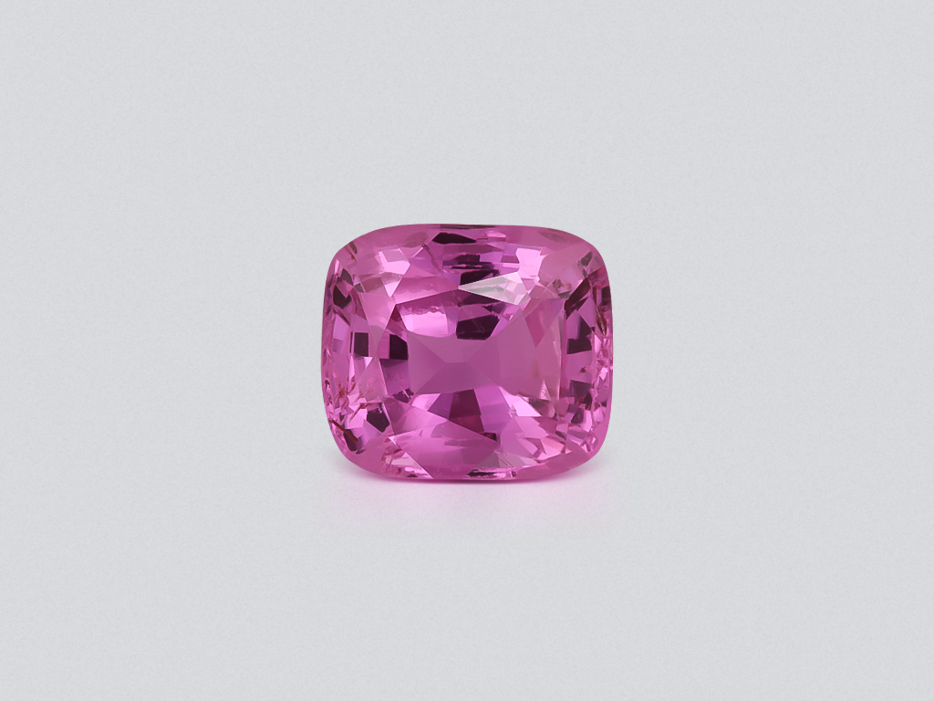 Pink sapphire cushion cut 1.48 carats, Madagascar GIA, ICA Image №1