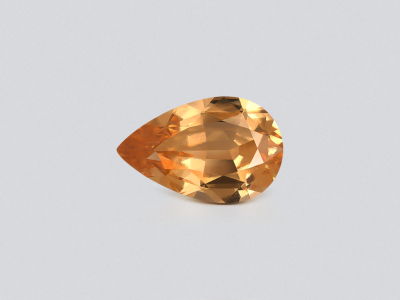 Garnet hessonite pear cut 2.09 carats, Africa photo