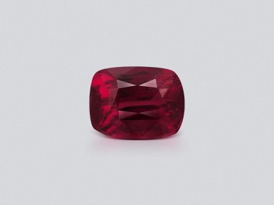 Unheated ruby cushion cut 1.03 carats, Mozambique photo