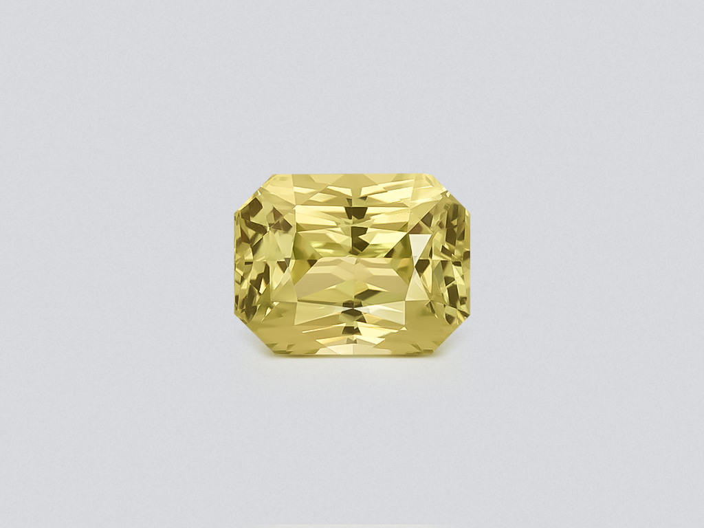 Sapphire Pastel Yellow radiant cut 1.78 carats, Sri Lanka Image №1