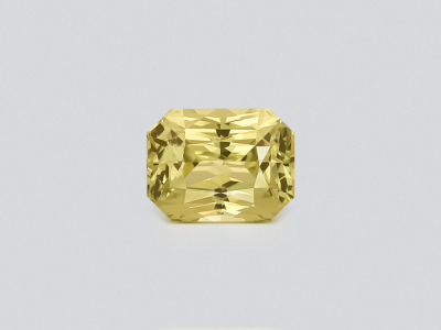 Sapphire Pastel Yellow radiant cut 1.78 carats, Sri Lanka photo